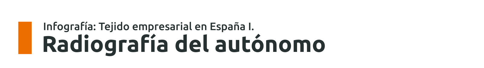 Tejido empresarial en España: Autónomos